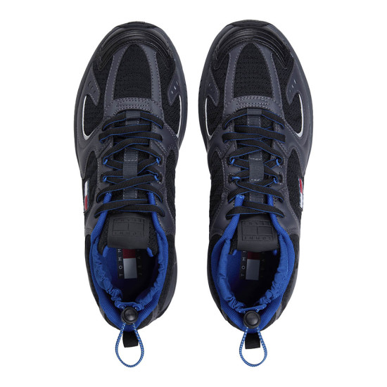 Tommy Hilfiger Mixed Texture Toggle Cord Trainers